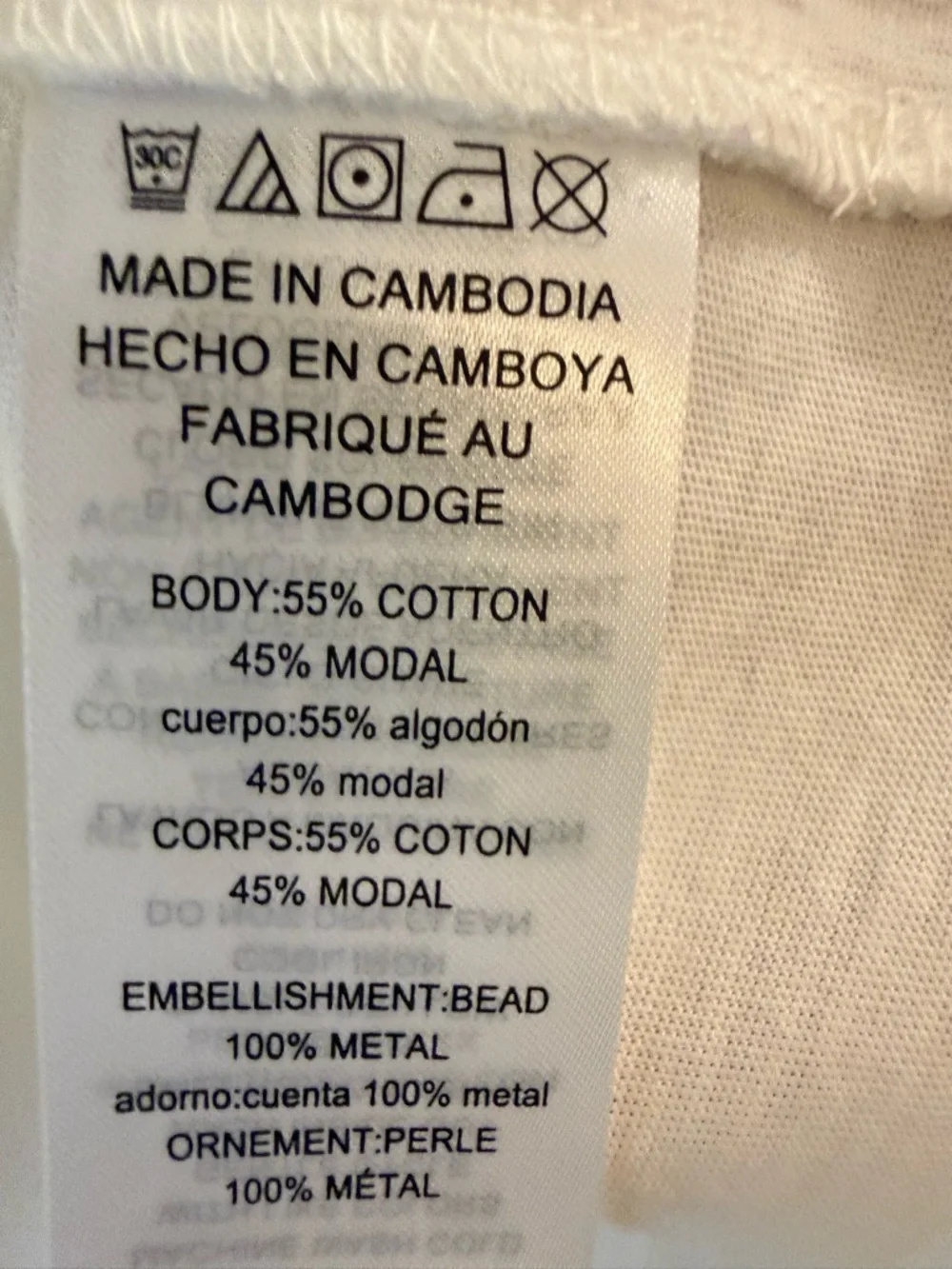 Michael Kors White Short-Sleeve MK Logo Stud T-Shirt